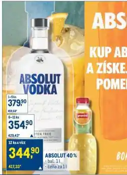 Makro Absolut 40 % nabídka