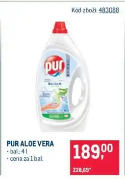 Makro PUR ALOE VERA nabídka