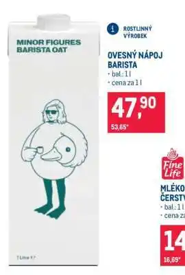 Ovesný nápoj Barista