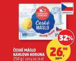 Penny Market ČESKÉ MÁSLO KARLOVA KORUNA nabídka