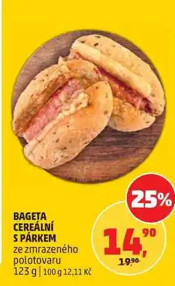Penny Market BAGETA CEREÁLNÍ S PÁRKEM nabídka