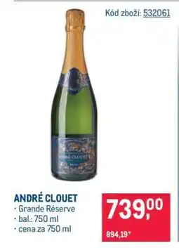 Makro ANDRÉ CLOUET nabídka