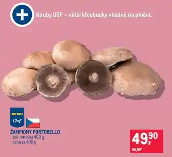 Žampiony Portobello