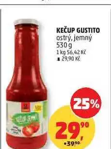 Penny Market KEČUP GUSTITO ostrý nabídka