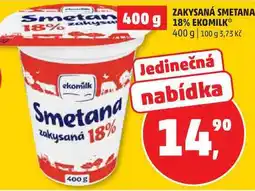 Penny Market ZAKYSANÁ SMETANA 18% EKOMILK nabídka