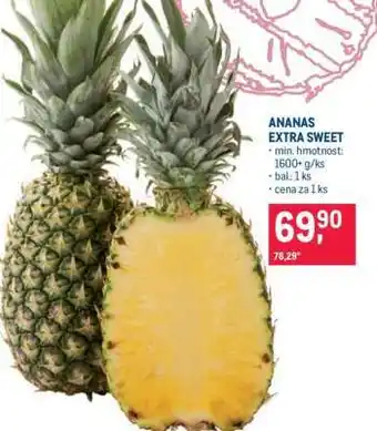 Makro Ananas Extra Sweet nabídka