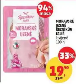Penny Market MORAVSKÉ UZENÉ ŘEZNÍKŮV TALÍŘ krájené nabídka