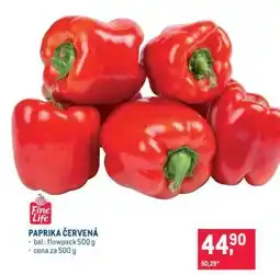 Makro Paprika červená nabídka
