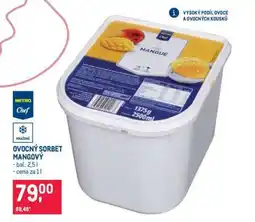 Makro Ovocný sorbet mangový nabídka