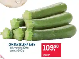 Makro CUKETA ZELENÁ BABY nabídka