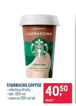 Makro Starbucks Coffee nabídka