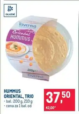 Makro Hummus oriental, trio nabídka