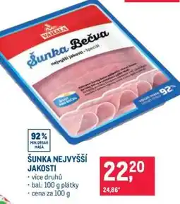 Makro Šunka nejvyšší jakosti nabídka