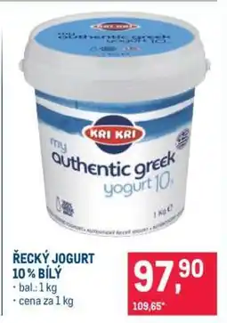 Makro ŘECKÝ JOGURT 10% BÍLÝ nabídka