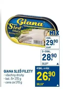 Makro Giana Sleď filety nabídka