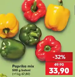 Kaufland Paprika mix nabídka