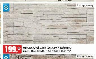 Baumax Venkovní obkladový kámen cortina natural nabídka