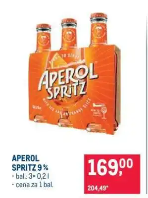 Makro APEROL SPRITZ 9 % nabídka