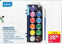 Makro VODOVÉ BARVY SE ŠTĚTCEM 12B nabídka