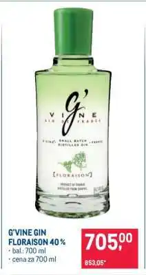 Makro G’VINE GIN FLORAISON 40 % nabídka