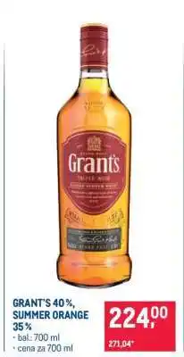 Makro GRANT'S 40%, SUMMER ORANGE 35% nabídka