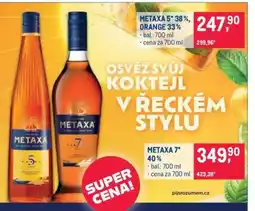 Makro METAXA 5* 38%, ORANGE 33% nabídka