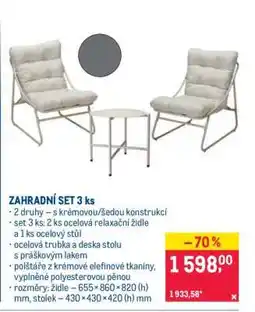 Makro ZAHRADNÍ SET 3 ks nabídka