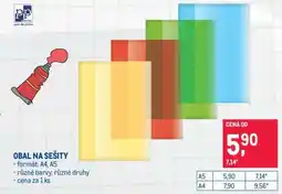 Makro Obal na sešity nabídka