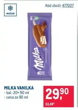Makro MILKA VANILKA nabídka