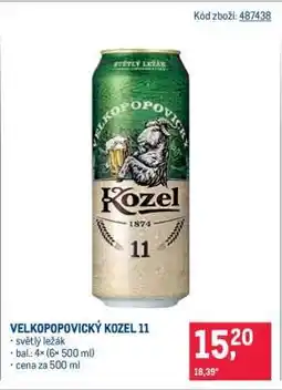 Makro Velkopopovický Kozel 11 nabídka
