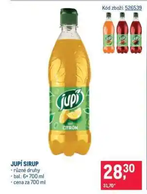 Makro Jupí sirup nabídka