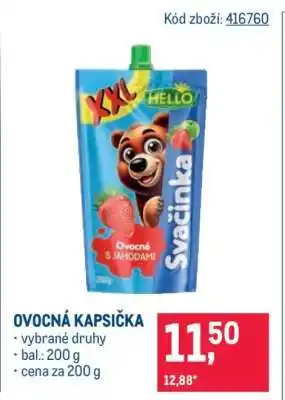 Makro Ovocná kapsička nabídka