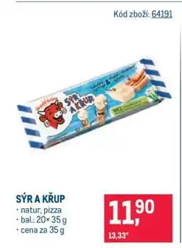 Makro Sýr a křup nabídka