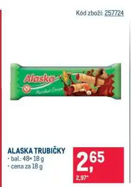 Makro Alaska trubičky nabídka