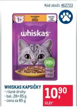 Makro Whiskas Kapsičky nabídka