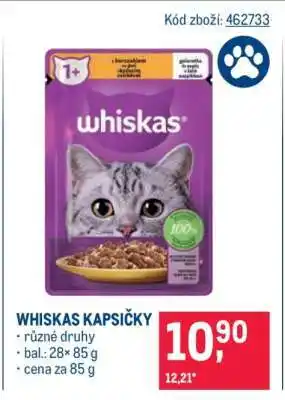 Makro Whiskas Kapsičky nabídka