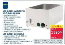 Makro VODNÍ LÁZEŇ S VÝPUSTNÝM KOHOUTKEM GBM1150 nabídka