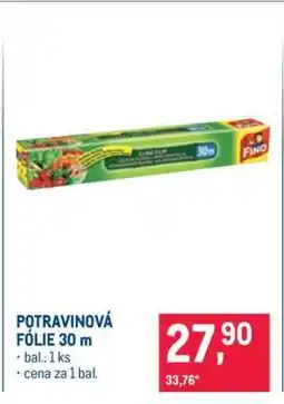 Makro Potravinová fólie 30 m nabídka