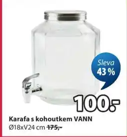 JYSK Karafa s kohoutkem VANN nabídka