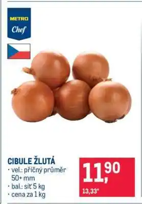 Makro Cibule žlutá nabídka