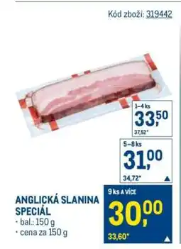 Makro Anglická slanina speciál nabídka