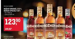 Makro BOŽKOV ORIGINÁL 37,5 %, BOŽKOV SPECIÁLY 30 % nabídka