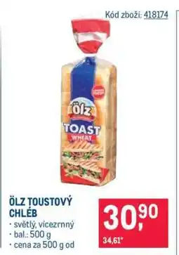 Makro Ölz toustový chléb nabídka