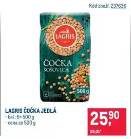 Makro Lagris čočka jedlá nabídka