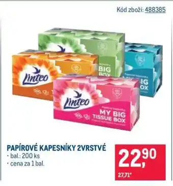 Makro Papírové kapesníky 2vrstvé nabídka