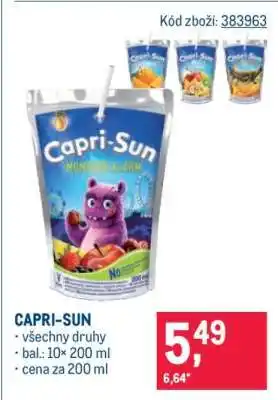 Makro Capri Sun nabídka