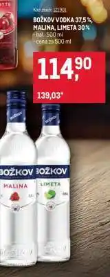 Makro BOŽKOV VODKA 37,5%, MALINA, LIMETA 30% nabídka