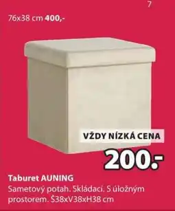 JYSK TABURET AUNING nabídka