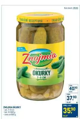 Makro Znojmia Okurky nabídka