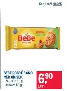 Makro BEBE DOBRÉ RÁNO MED OŘÍŠEK nabídka
